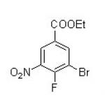 3-溴-4-氟-5-硝基苯甲酸乙酯